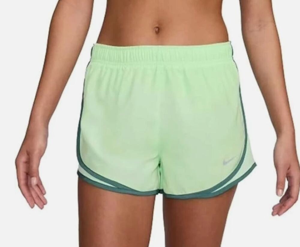 Nike Women's Dri-FIT Lined Tempo Running Shorts Vapor Green NWT XS